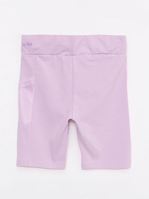 Beli Lastikli Bask?l? K?z ?ocuk K?sa Tayt - Waikiki фото 2