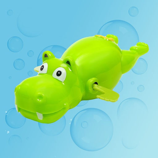 Игрушка заводная водоплавающая Бегемотик, МИКС - Simaland фото 5