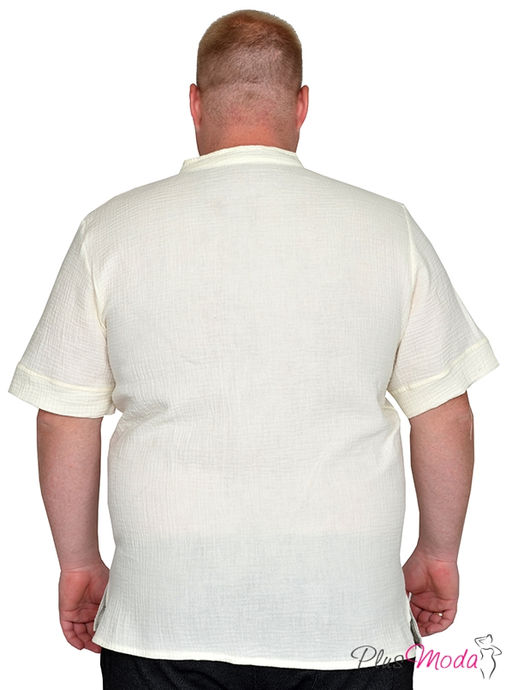 Рубашка-поло Модель №1624 размеры 44-84 - Plusmoda фото 3