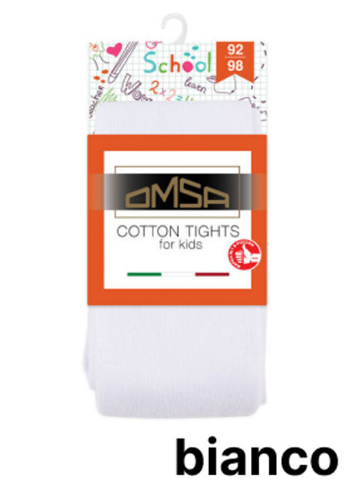 OMSA kids Collant 11С01-3 колготки дет. гладь - bianco  фото 4