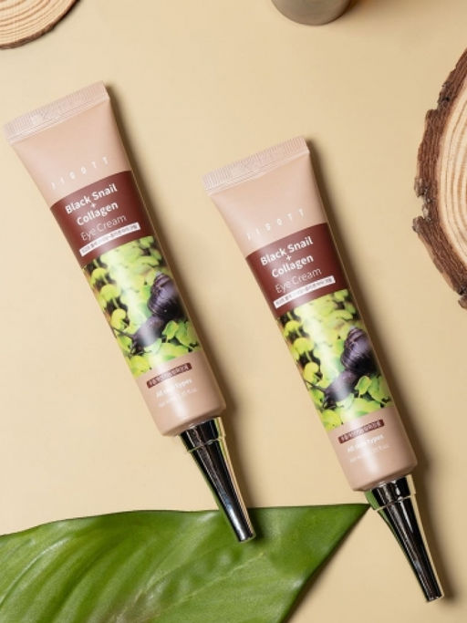 Jigott Крем для кожи вокруг глаз с коллагеном и экстрактом черной улитки / Black snail + Collagen Eye Cream, 40 мл