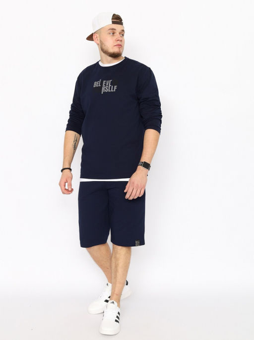 CRB wear/CWSM 70138-41 Шорты мужские,темно-синий/Ex.Cherubino  фото 2