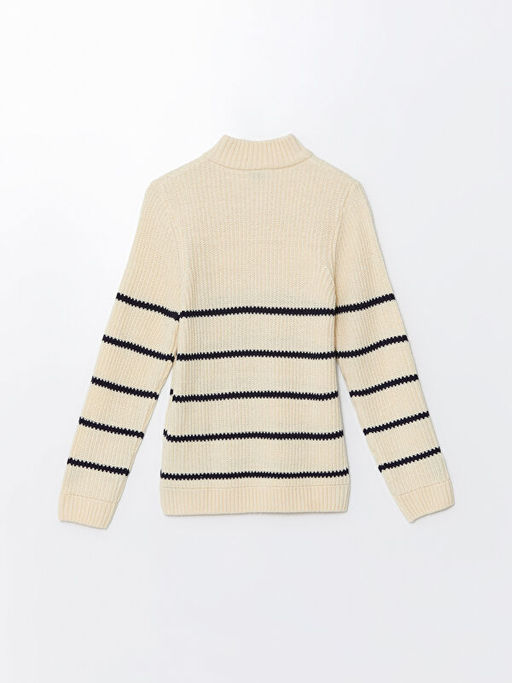 Dik Yaka Erkek ?ocuk Triko Kazak - Waikiki фото 2