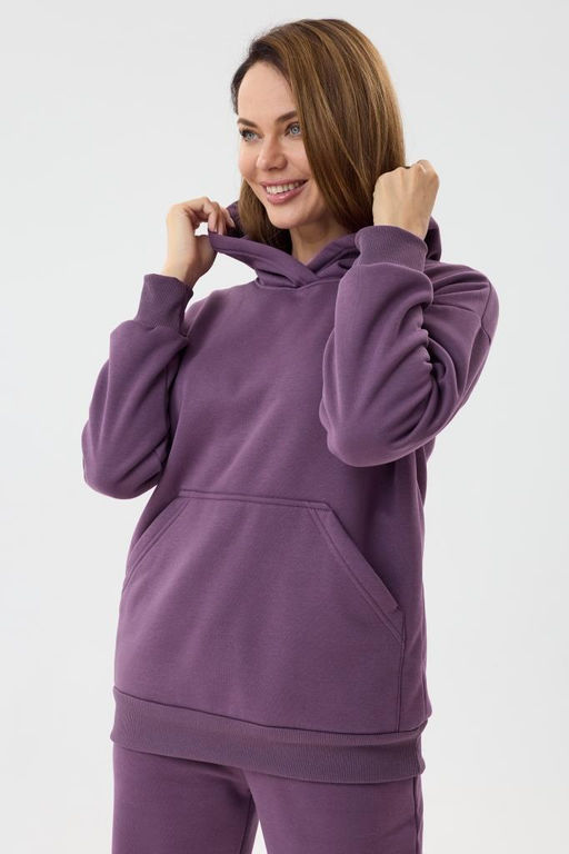 Костюм женский трикотажный мод. 3002 ТрДС. Цвет: баклажановый - Стильб фото 3