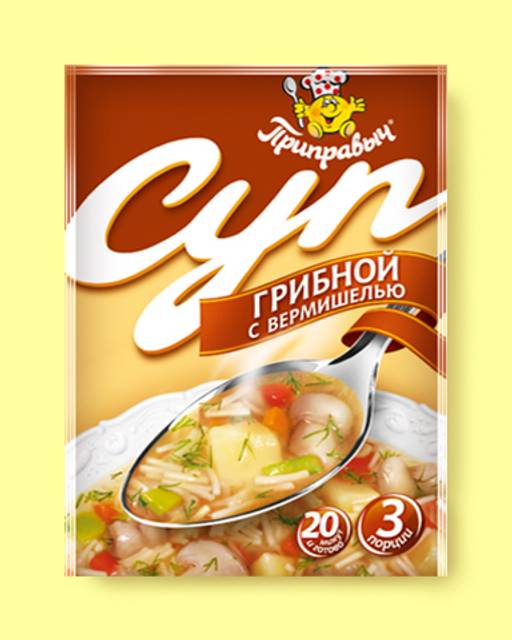 СУП ГРИБНОЙ С ВЕРМИШЕЛЬЮ 60 г