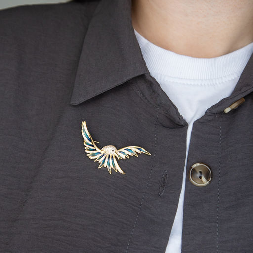 Брошь Арт. 3-3995-Y - MyGemma фото 2