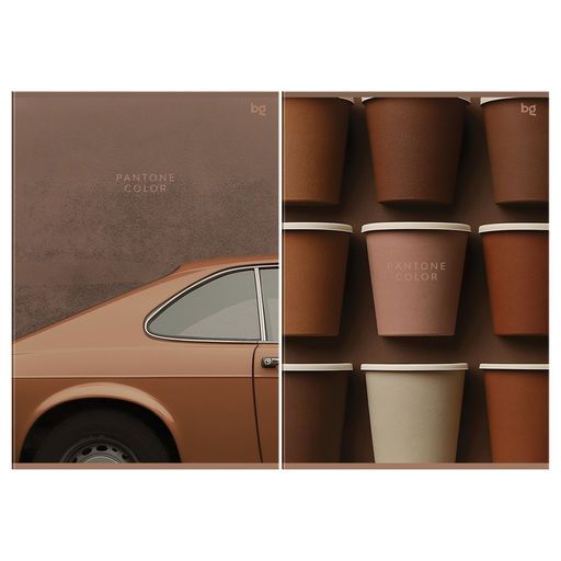 Тетрадь 48л. А4 "Pantone color" клетка (Т4ск48_лм 06282, "BG") матовая ламинация