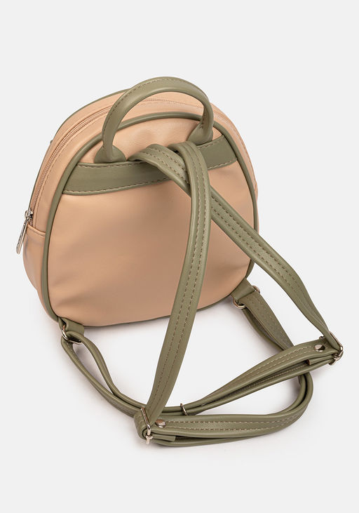 Рюкзак Модель №1466 | кожзам | гладкий | бежевый | Р924-5 | 32510 - L-craft фото 6