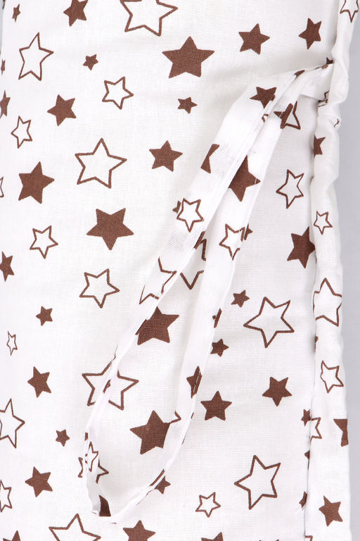 Кокон-гнездышко со съемным чехлом арт. КОГЗ-01/белый-мишка-синий