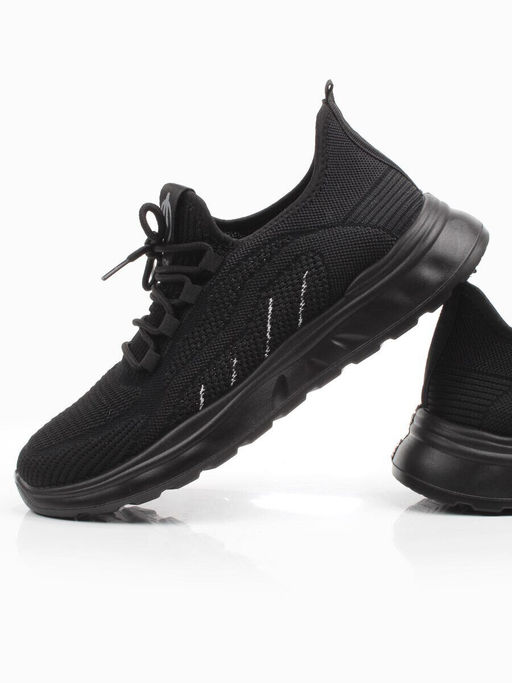 03-TEX-D01-05 BLACK Кроссовки летние мужские (текстиль)