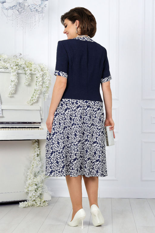 Платье Ninele 7431-Р темно-синий - Mira fashion фото 2549