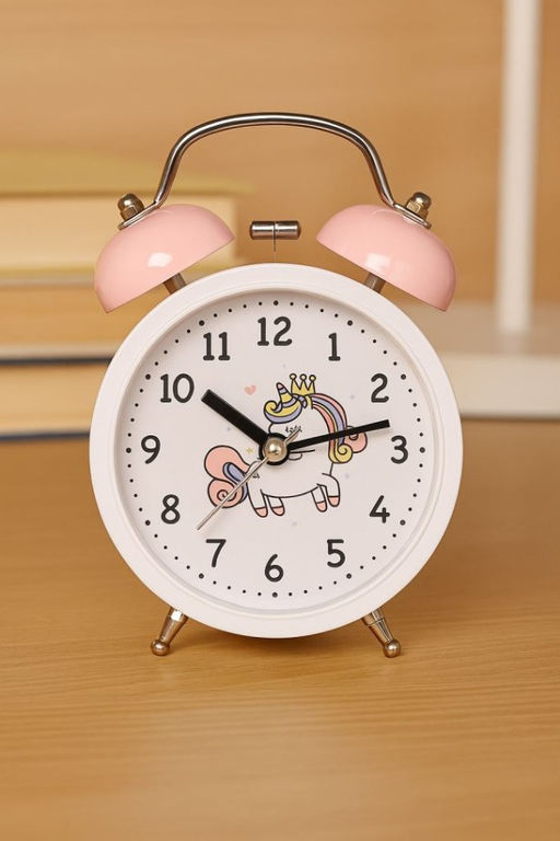 Часы-будильник "Unicorn", pink (13,5х10 см)