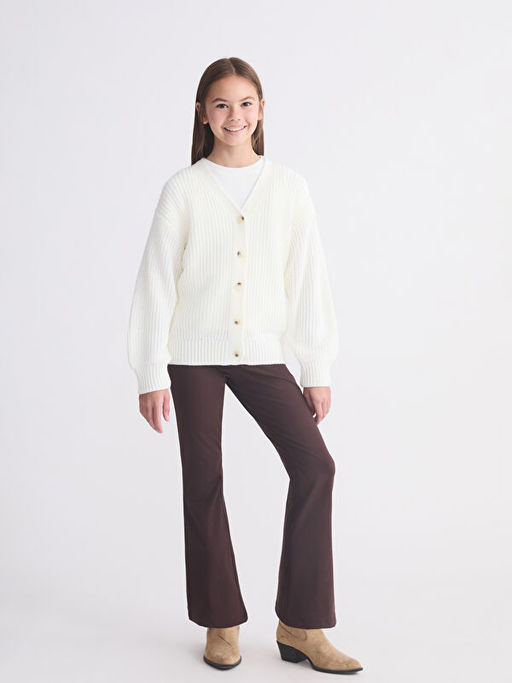 V Yaka K?z ?ocuk Triko H?rka