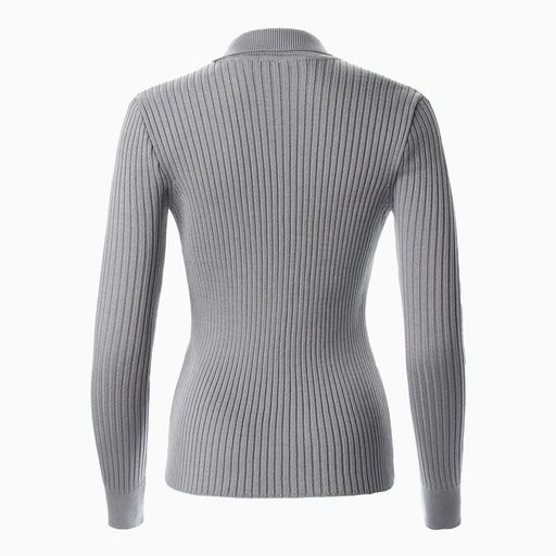 Джемпер женский на пуговицах MINAKU: Knitwear collection, серый, размер 42-44