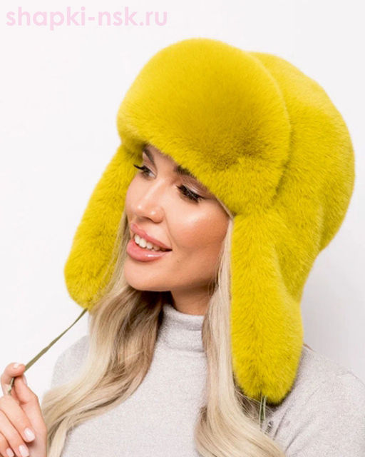 Скай Ушанка экомех норка женская (56-58)