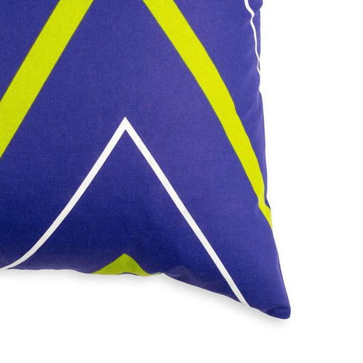 Наволочка Этель Зелёно-синие зигзаги 50х70, поплин, 125 г/м2  фото 2