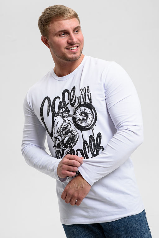 8534 Футболка с длинным рукавом мужская