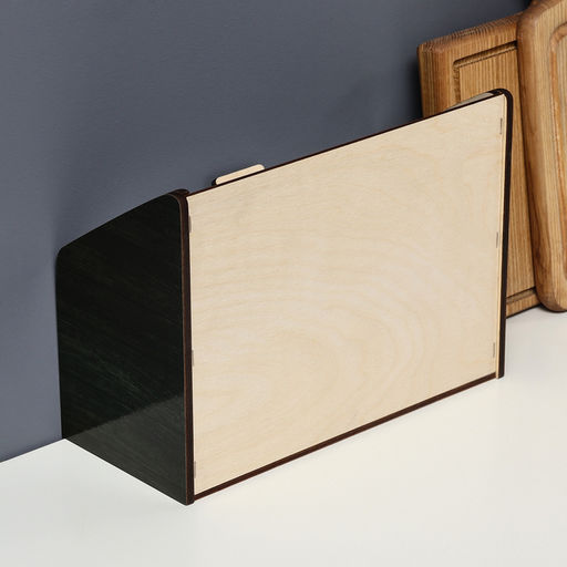 Хлебница деревянная Доляна «Дом, там где тепло», 20.5×28.5×13 см