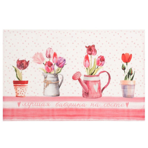 Полотенце Этель Любимая бабушка 40х67 см, 100% хлопок, репс 190 гр/м2 фото 4
