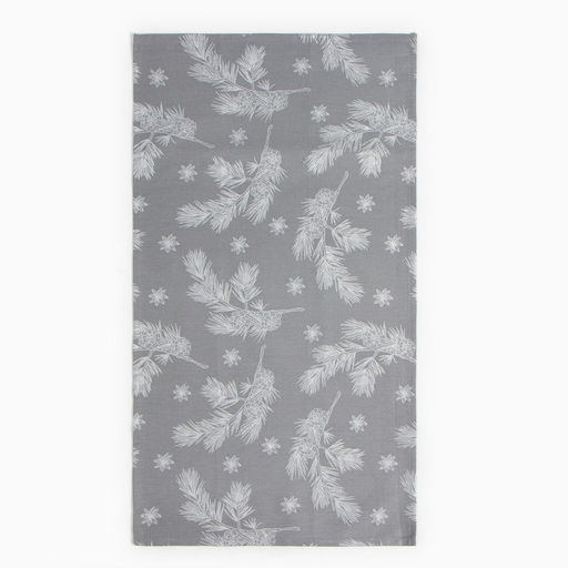 Полотенце новогоднее Этель Серебряные ветки, 40х73 см, саржа 190 г/м2  фото 2