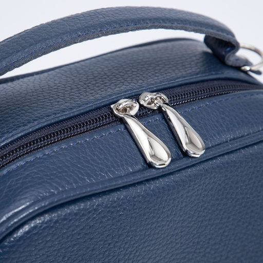 Сумка женская TEXTURA, саквояж, маленький размер, цвет синий  фото 6