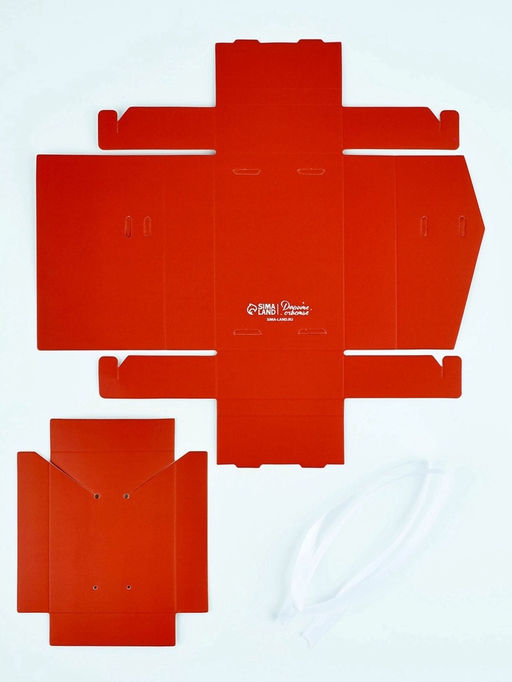 Цена за 5 шт. Коробка под бижутерию «Красная», 12×8.5×3 см