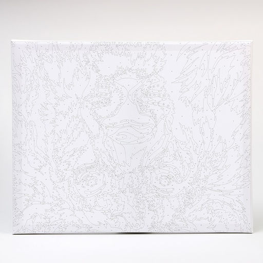 Картина по номерам на холсте с подрамником Лев 40 50 см - Школа талантов фото 3