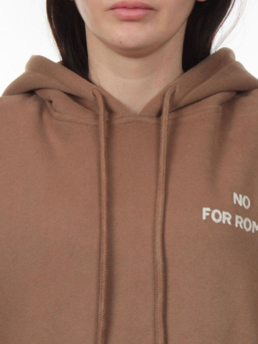 2620 BROWN Толстовка женская (85% хлопок, 10% полиэстер, 5% спандекс) - Fashion фото 4