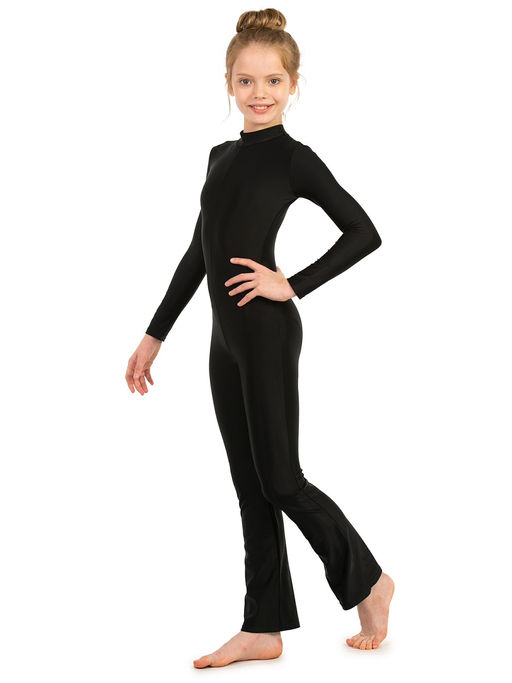 7955 Комбинезон с длинным рукавом, воротник стойкой, из бифлекса