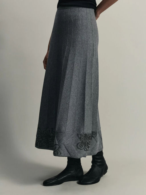 Вязаная юбка А-силуэта / Zarina  фото 5