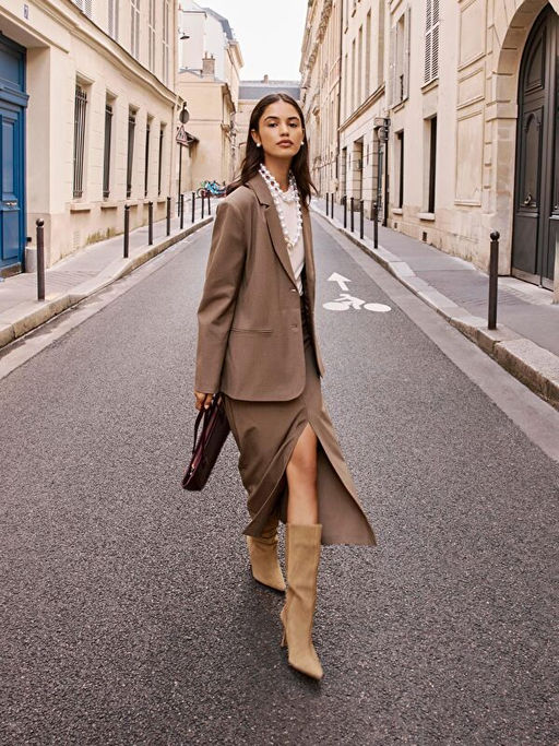 Ekose Kad?n Blazer Ceket