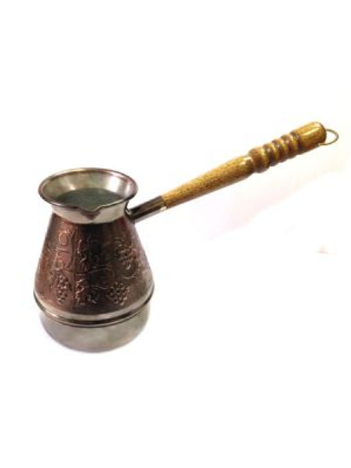 Турка медная (кофеварка) "Виноград" 700 гр