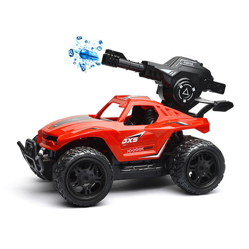 Машина с водяной пушкой,р/у, цвет зелёный, 27 MGz, в коробке