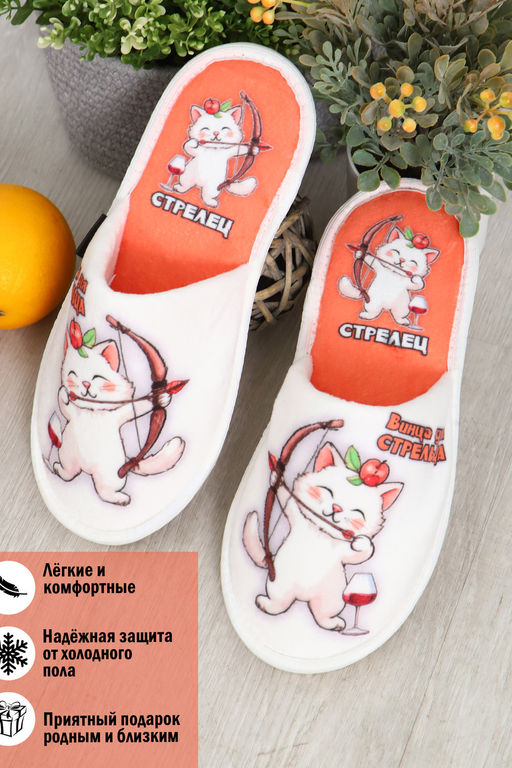 Тапки Кото-гороскоп Стрелец