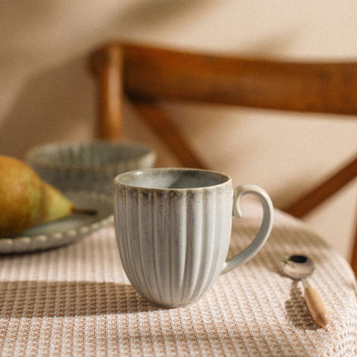 Кружка SL Home «Эхо Крита», 300 мл, фарфор, голубая