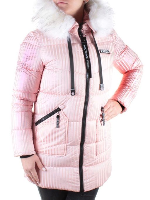 2032 PINK Куртка зимняя облегченная женская Yixiangyuan