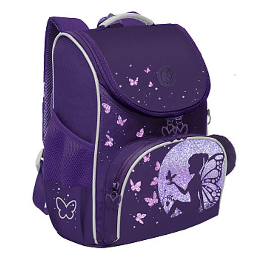 RAm-684-4 Рюкзак школьный с обвесом и мешком для обуви - Grizzly фото 2