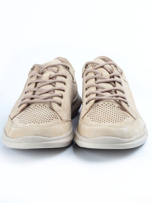 Б698A-3 BEIGE Полуботинки мужские (натуральная кожа,нубук) - Фабричный китай фото 7