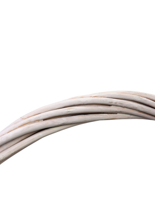 Корзина плетёная для хранения Kask, из лозы, с ручкой, белая, набор 5 шт.