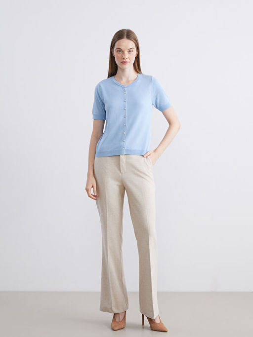 Bisiklet Yaka Kad?n Triko H?rka