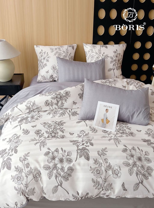 КПБ Boris Двусторонний Страйп-сатин BORDSS003 Семейный