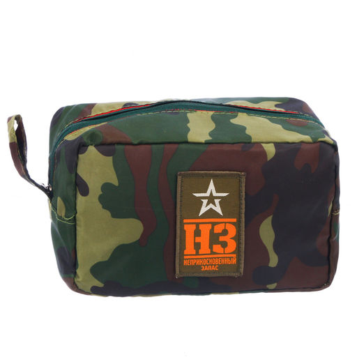 Подарочный набор «23 февраля», мужская косметичка и мочалка