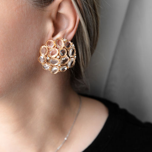 Серьги клипсы Арт. 3V-8388-Y - MyGemma фото 2