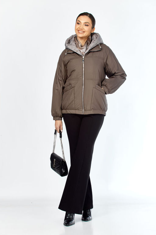 Куртка SHETTI 2213 пепельно-коричневый фото 5