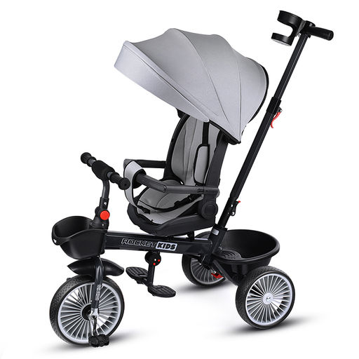 Велосипед 3-х колесный, серый