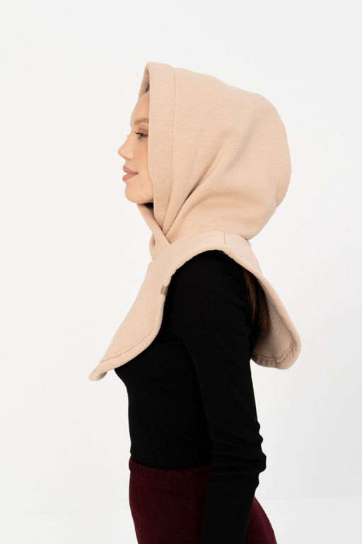 Капор Футер 3-ех нитка начес 333L17 св.бежевый - Solo mio фото 8