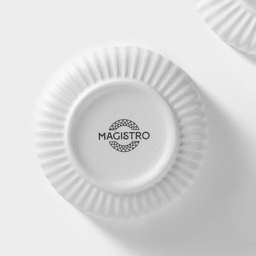 Цена за 2 шт. Соусник Magistro Line, 90 мл, фасовка 2 шт., фарфор, белый  фото 5