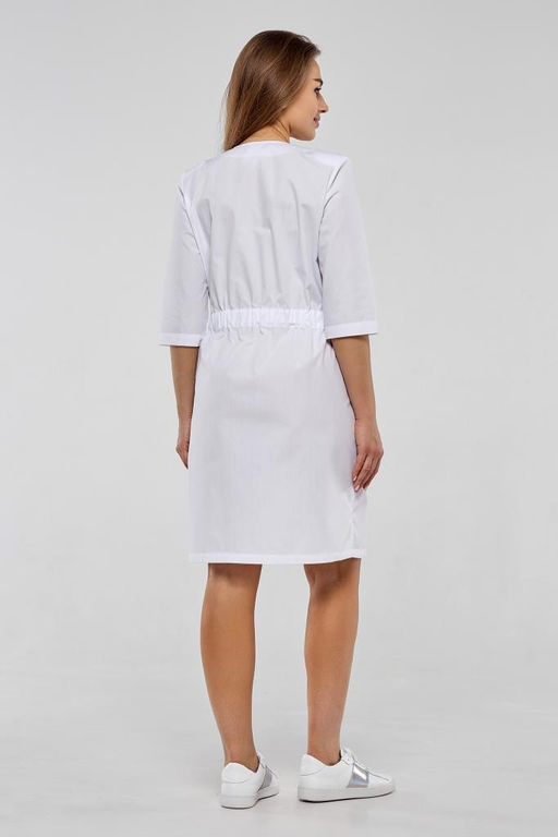 Халат женский 184 ТС. Цвет: белый - Стильб фото 4