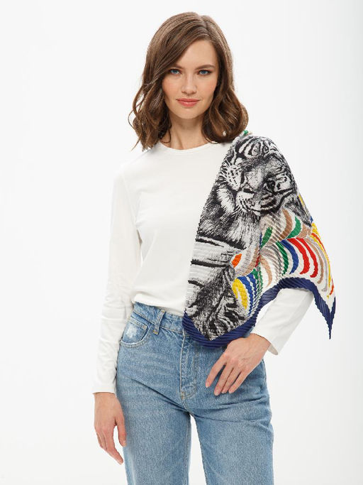 Платок жен. виск+шелк 70х70 LSZ34-087-12