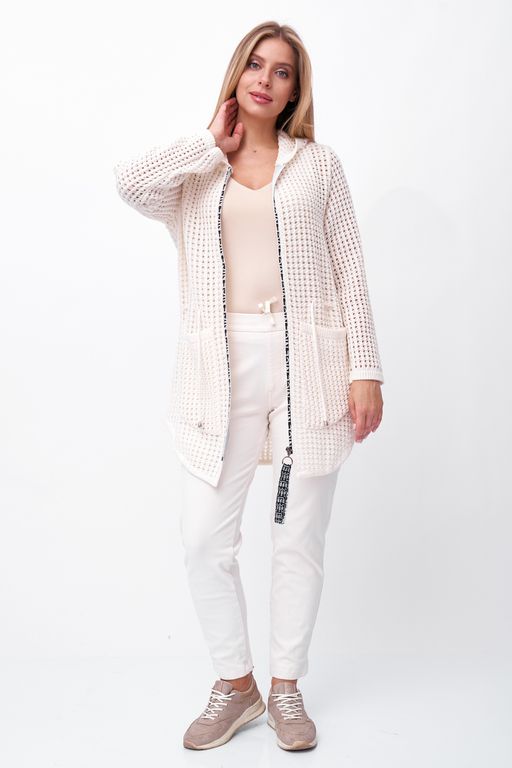 Кардиган В 1817/молочный (1350) - Злата Стиль фото 9